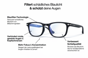 KLIN BLAULICHTFILTERBRILLE