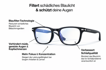 KLIN BLAULICHTFILTERBRILLE